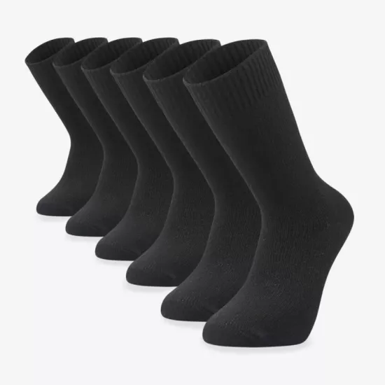 Erkek 6’lı Siyah Yünlü Çorap