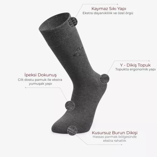 6’lı Supreme Erkek Premium Çorap Modelleri