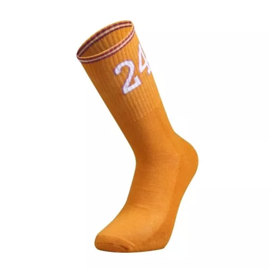Kobe Bryant Turuncu Basketbol Çorabı Lakers 24 Numara