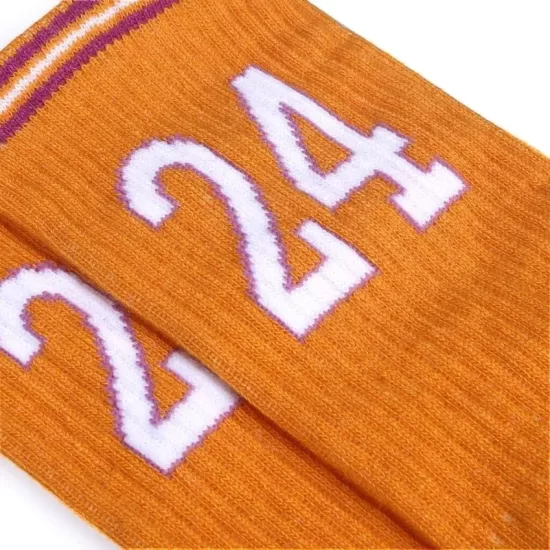 Kobe Bryant Turuncu Basketbol Çorabı Lakers 24 Numara